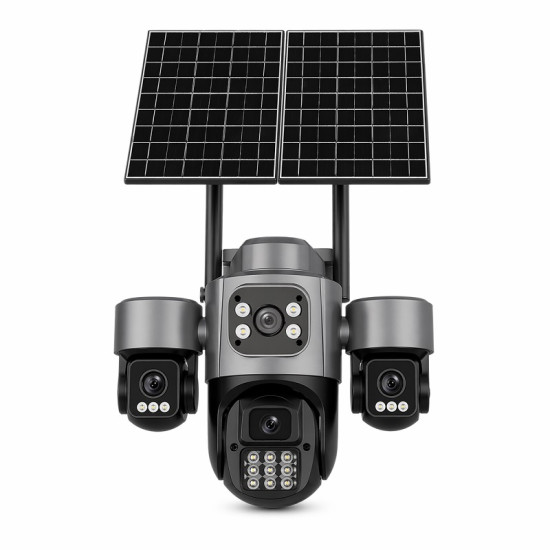 AOV Ηλιακή Κάμερα Ασφαλείας 4 Φακών