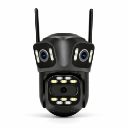 AI Κάμερα Ασφαλείας 4 Φακών 360°