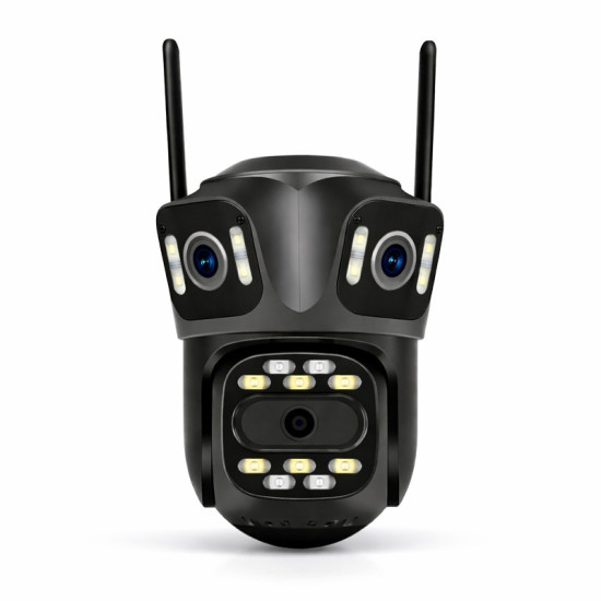 AI Κάμερα Ασφαλείας 4 Φακών 360°