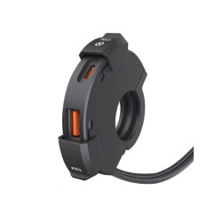 Φορτιστής Μοτοσυκλέτας USB Quick Charge PD 30W & QC 18W 12V/24V