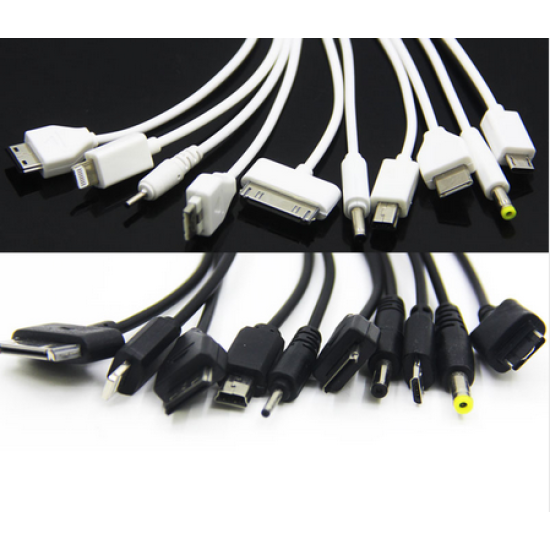 Πολυφορτιστής 10 σε 1 Universal USB για κινητα/tablet i-phone και Android ΟΕΜ