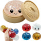 Squishy dumpling αντιστρές αφρώδες πολύχρωμο 6cm σε διάφορα χρώματα 1τμχ
