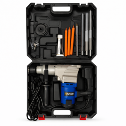 Ηλεκτρικό κρουστικό δράπανο 800W 220V 900rpm 26mm με 5 κεφαλές σε βαλιτσάκι μεταφοράς 