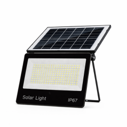 Αδιάβροχος Ηλιακός Προβολέας 200 LED IP67 με Τηλεχειριστήριο