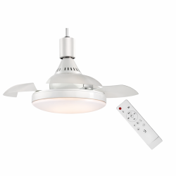 Ανεμιστήρας Οροφής 20cm με LED Φωτιστικό E27 & Τηλεχειριστήριο 120W