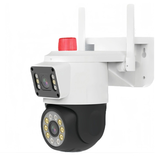 Κάμερα Παρακολούθησης Wi-Fi Full HD 1080p Αδιάβροχη με Αμφίδρομη Επικοινωνία Jortan JT-9689 IP Dual 