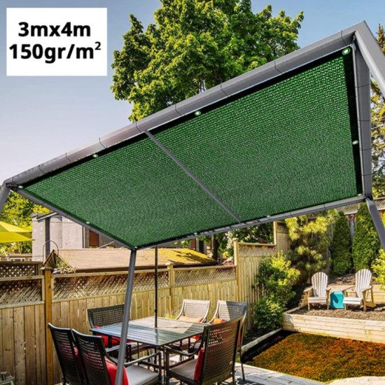 Δίχτυ Περίφραξης και Σκίασης 300x400cm – Πράσινο Δίχτυ Περίφραξης και Σκίασης 300x400cm – Πράσινο