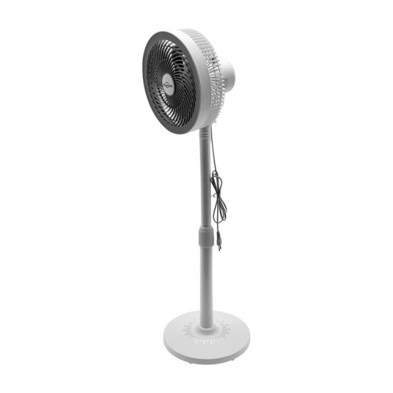 Ανεμιστήρας Δαπέδου 2 Ταχυτήτων 220V 25W 26cm Με Ρυθμιζόμενο Ύψος 69-96cm 339A Ανεμιστήρας Δαπέδου 2 Ταχυτήτων 220V 25W 26cm Με Ρυθμιζόμενο Ύψος 69-96cm 339A