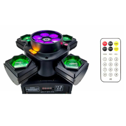 Φωτορυθμικό LED με Ρομποτική Κεφαλή RGB Multi-Effects με Τηλεχειριστήριο Φωτορυθμικό LED με Ρομποτική Κεφαλή RGB Multi-Effects με Τηλεχειριστήριο