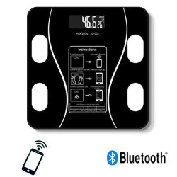 Έξυπνη Ψηφιακή Ζυγαριά Bluetooth με Ανάλυση Σώματος – Έως 180kg – Μαύρη Έξυπνη Ψηφιακή Ζυγαριά Bluetooth με Ανάλυση Σώματος – Έως 180kg – Μαύρη