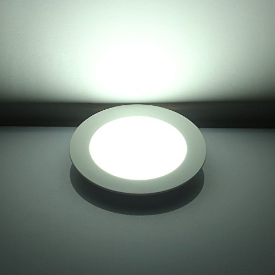 LED SMD Στρογγυλό Χωνευτό Slim Panel Σε Ψυχρό Λευκό Χρώμα 18W ΟΕΜ