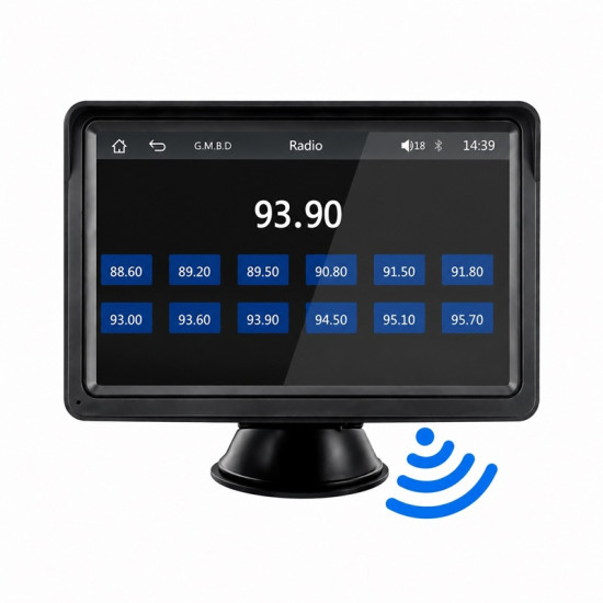 Φορητή Οθόνη Αυτοκινήτου 7″ IPS με Apple CarPlay & Android Auto XM-107