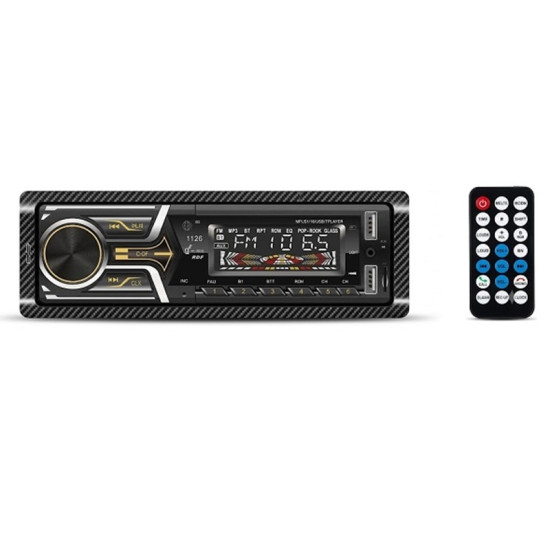 Ράδιο Αυτοκινήτου 1DIN Με Bluetooth USB SD Και Τηλεχειριστήριο 60W x4 TP-1126