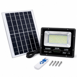 Στεγανός Ηλιακός Προβολέας LED 800W με Τηλεχειριστήριο IP67 RZ-204