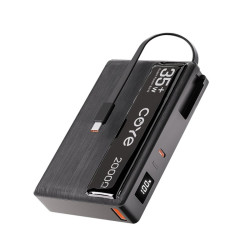 Power Bank 20000mAh 35W με Ψηφιακή Οθόνη & Ενσωματωμένα Καλώδια – CB-9