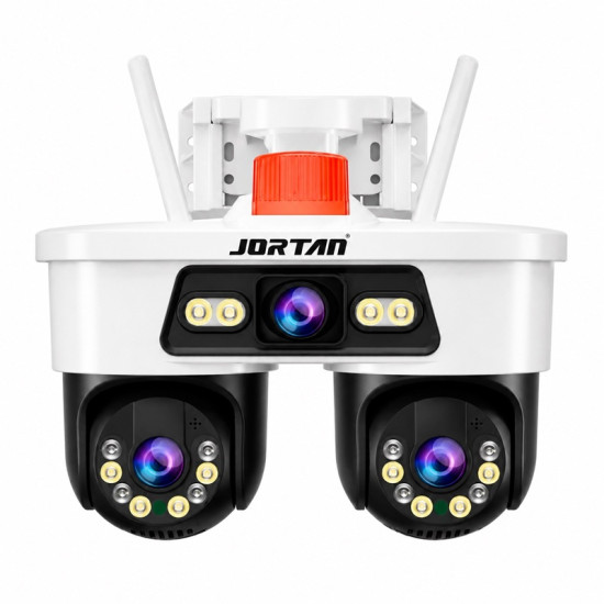 Ασύρματη διπλή κάμερα παρακολούθησης Wi-Fi IP66 Jortan GUN BALL λευκό/μαύρο
