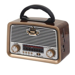 Φορητό ασύρματο Vintage ραδιόφωνο AM/FM/SW με Bluetooth ήχο κάρτας TF USB Flash Disk MP3 Player EC-2117BT Φορητό ασύρματο Vintage ραδιόφωνο AM/FM/SW με Bluetooth ήχο κάρτας TF USB Flash Disk MP3 Player EC-2117BT