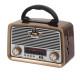 Φορητό ασύρματο Vintage ραδιόφωνο AM/FM/SW με Bluetooth ήχο κάρτας TF USB Flash Disk MP3 Player EC-2117BT Φορητό ασύρματο Vintage ραδιόφωνο AM/FM/SW με Bluetooth ήχο κάρτας TF USB Flash Disk MP3 Player EC-2117BT
