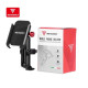Μεταλλική βάση κινητού μηχανής Motowolf MDL2821 mirror mount Μαύρη