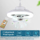LED Φωτιστικό Οροφής 60W με Ανεμιστήρα E27 360° Dimmable & Τηλεχειριστήριο