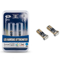 Σετ Λαμπτήρες LED Τ5 με 1 SMD 1210 Can Bus 2 τμχ – Μπλε