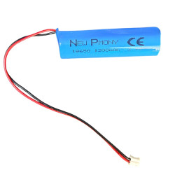 Μπαταρία λιθίου 18650 1200mAh 3.7V με 2Pin Λευκή Πρίζα