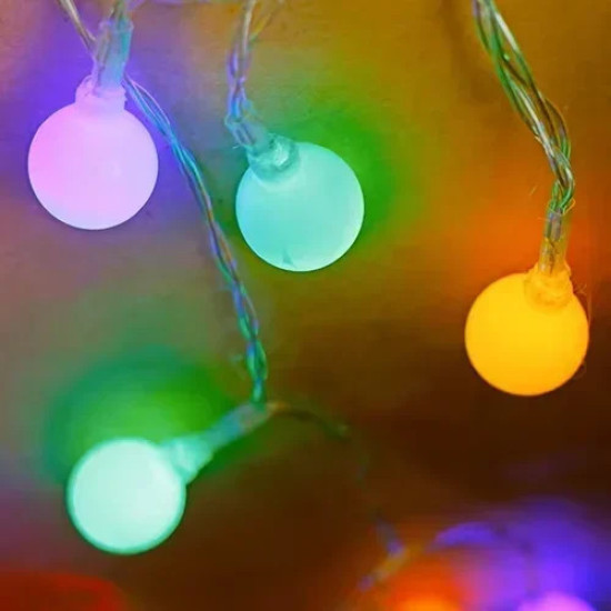 Διακοσμητική Γιρλάντα LED USB «Μπαλάκια» MSL5   5m – RGB, Wi-Fi & Bluetooth, Συμβατή με Alexa & Google Home