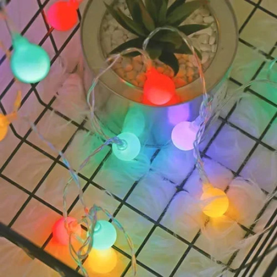 Διακοσμητική Γιρλάντα LED USB «Μπαλάκια» MSL5   5m – RGB, Wi-Fi & Bluetooth, Συμβατή με Alexa & Google Home