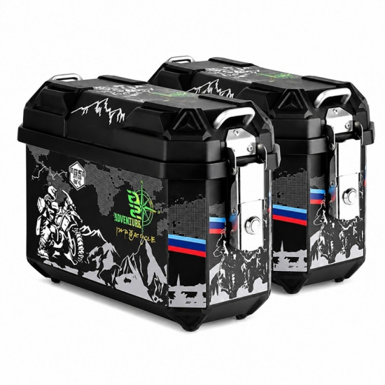Σετ Πλαϊνές Βαλίτσες Μοτοσυκλέτας Rolinger TY-06711