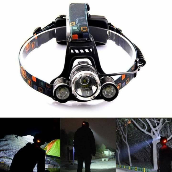 LED ΦΑΚΟΣ Κεφαλής Επαναφορτιζομενος 3000LM ΠΡΑΓΜΑΤΙΚΑ!!! ΟΕΜ