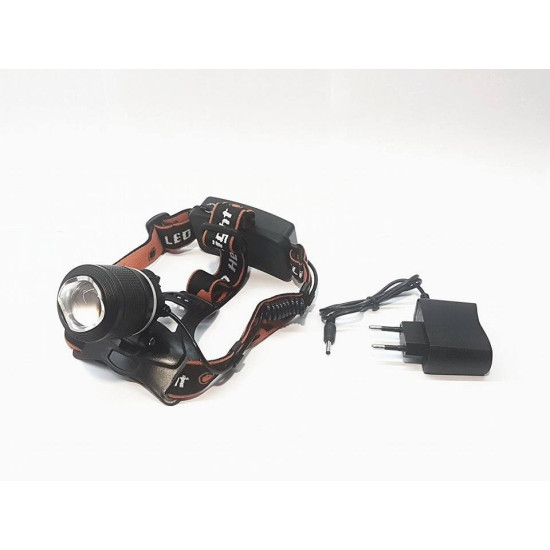 LED Φακος κεφαλης 4000LM με ΖΟΟΜ ΟΕΜ