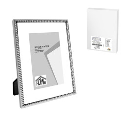 Κορνίζα Επάργυρη Λεπτή Πλέξη 10x15cm Homie 322079