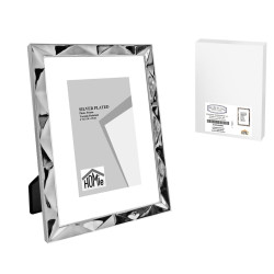 Κορνίζα Επάργυρη Πολύγωνο Σχέδιο 10x15cm Homie 322085