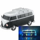 Φορητό Bluetooth mini bus ηχείο με led light FM radio ΟΕΜ