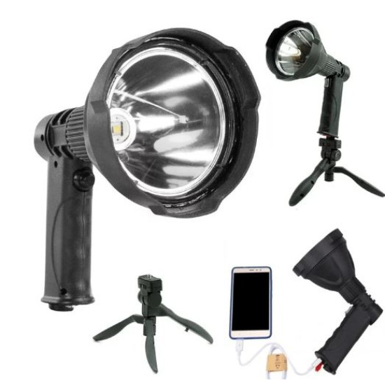 Επαναφορτιζόμενος Φακός Cree Led T6 800Lm XML με Λαβή Πιστόλι ΟΕΜ