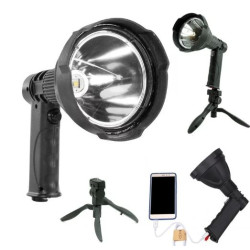 Επαναφορτιζόμενος Φακός Cree Led T6 800Lm XML με Λαβή Πιστόλι ΟΕΜ