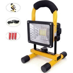 Φορητός αδιάβροχος επαναφορτιζόμενος προβολέας 30w 6000K Κίτρινος ΟΕΜ