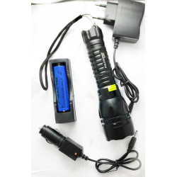 Φακός κατάδυσης επαναφορτιζόμενος με μπαταρία 18650 5000lumens ΟΕΜ