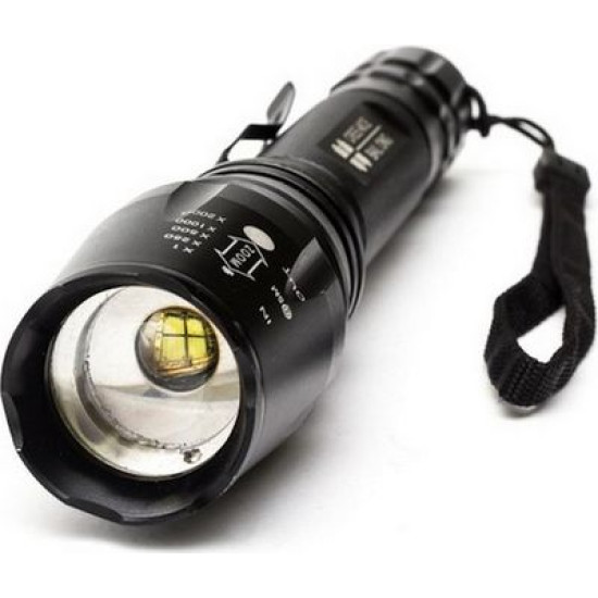 Επαναφορτιζόμενος φακός led bailong 100LM ΟΕΜ BL-8668