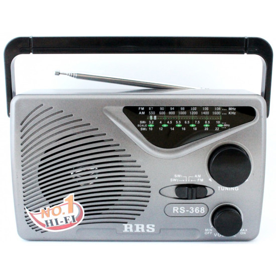 Φορητό αναλογικό ραδιόφωνο FM/AM RRS RS-368 ΟΕΜ