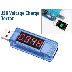 USB Tester Μετράει Τάση Και Ρεύμα DC3V-8V + 0-3A ΟΕΜ.