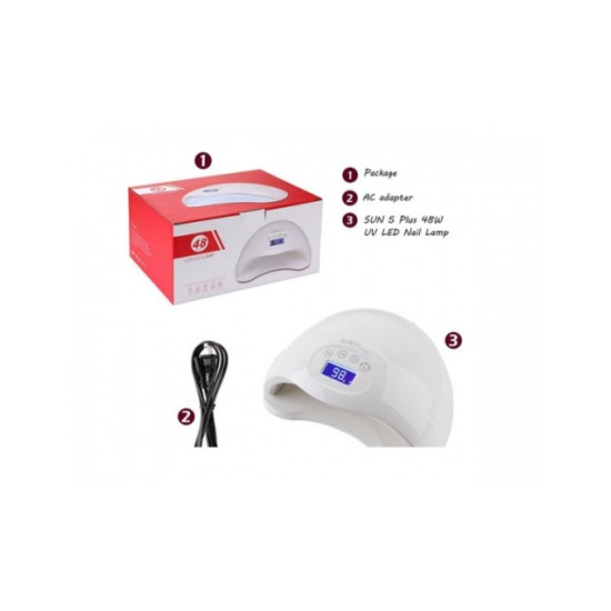Επαγγελματικό Φουρνάκι Νυχιών 48 W UV LED Sun 5 Plus OEM