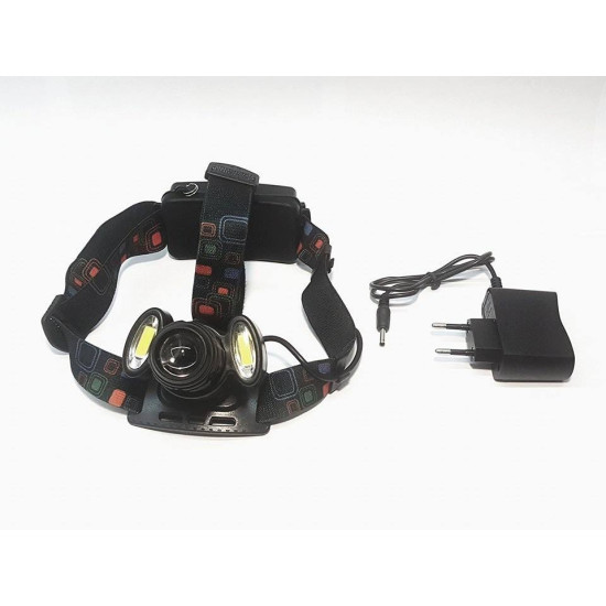 LED Φακος κεφαλης 3000LM με ΖΟΟΜ. ΟΕΜ