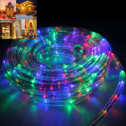 Χριστουγεννιατικο Διακοσμητικο LED σχοινι 10 m RGB ΑΔΙΑΒΡΟΧΟ IP65 ΟΕΜ