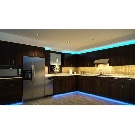 Σετ 220V RGB IP67 Αδιάβροχη Ταινία LED 5050SMD Heavy Duty με Τροφοδοτικό και Τηλεχειριστήριο - ΟΕΜ