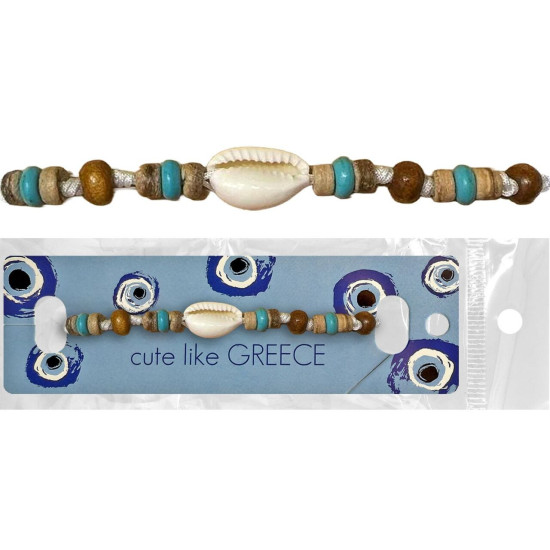 Βραχιόλι με Κοχύλι & Χάντρες 4teen4ty 401446