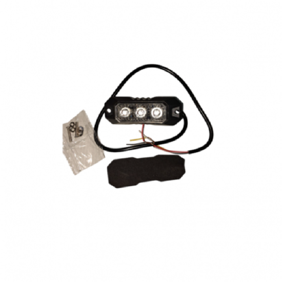 Φανάρι led μπλε strobe με διαφορετικές λειτουργίες LED 12-24V 3 SMD –  OEM