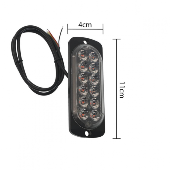 Φανάρι LED Μπλε 12-24V 12 SMD 500LM IP66 OYQP-0077