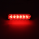 Φανάρι LED κόκκινο 6 SMD 12V/24V με 18 λειτουργίες IP66 OEM