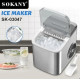Παγομηχανή Επιτραπέζια 112W Sokany SK-03047 Ασημί Παγομηχανή Επιτραπέζια 112W Sokany SK-03047 Ασημί